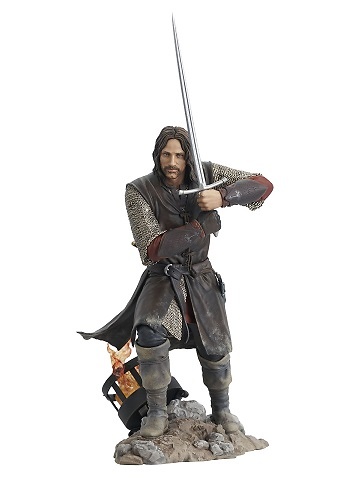 ARAGORN PVC DIORAMA 25 CM THE LORD OF THE RINGS GALLERY 