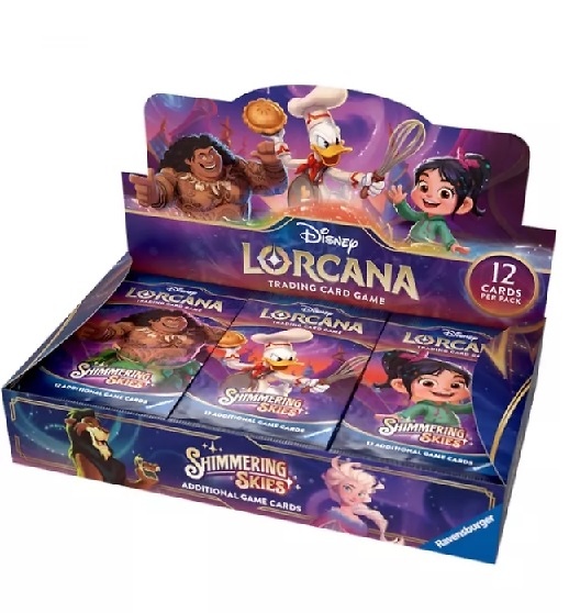 Disney Lorcana Shimmering Skies Caja sellada de 24 sobres 