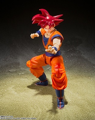 GOKU SAIYAN GOD INSTILLED DRAGON BALL SUPER SH FIGUARTS 