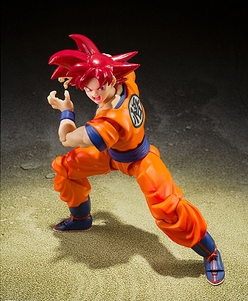 GOKU SAIYAN GOD INSTILLED DRAGON BALL SUPER SH FIGUARTS 