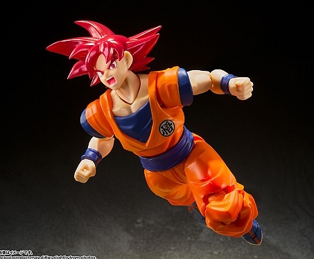 GOKU SAIYAN GOD INSTILLED DRAGON BALL SUPER SH FIGUARTS 