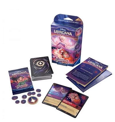 LORCANA Mazos de inicio Shimmering Skies ELSA 