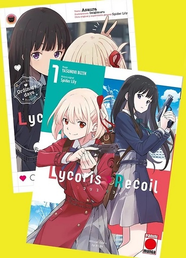 PACK LYCORIS RECOIL - NOVELA + MANGA 1 + FIGURA 