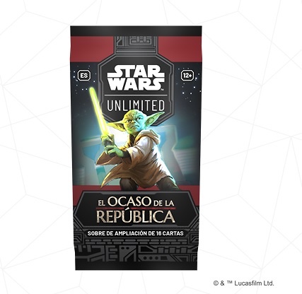 STAR WARS UNLIMITED El ocaso de la República Sobre 