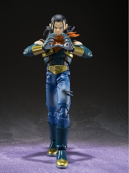 SUPER ANDROID 17 FIG. 15 CM DRAGON BALL GT SH FIGUARTS COLLECTORS SHOP 