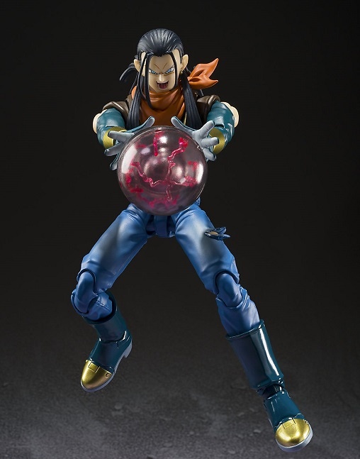 SUPER ANDROID 17 FIG. 15 CM DRAGON BALL GT SH FIGUARTS COLLECTORS SHOP 