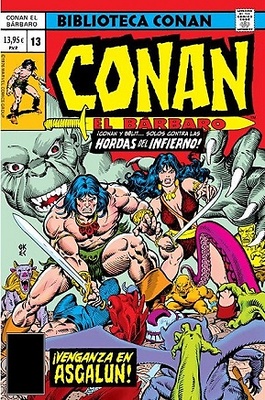 BIBLIOTECA MARVEL: CONAN EL BARBARO 13 