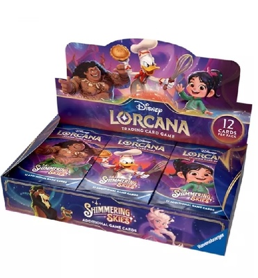 Disney Lorcana Shimmering Skies Caja sellada de 24 sobres