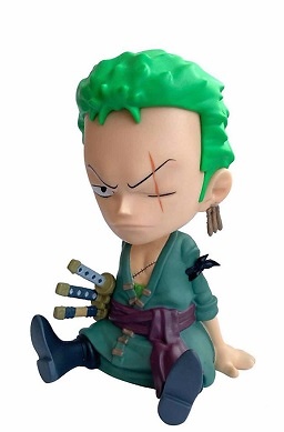 Plastoy Figure Hucha Roronoa Zoro One Piece 18 cm Verde